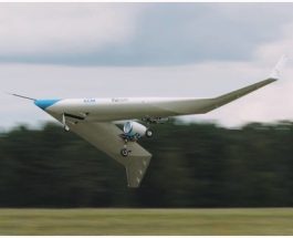 Масштабную модель V-образного самолета Flying-V испытали в воздухе
