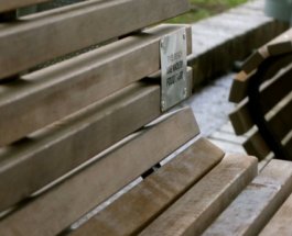 Киевляне могут заказать установку именных скамеек в парке