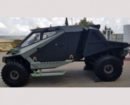 Израильские разработчики презентовали военный внедорожник Mantis